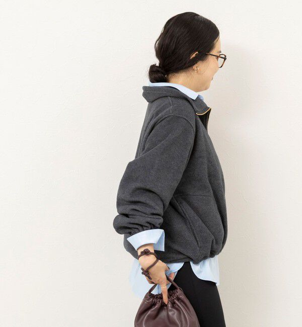 NOLLEY'S sophi「【サマになる】ウォッシャブルOTONAフリースハーフZIP プルオーバー」|Tシャツ・カットソー|