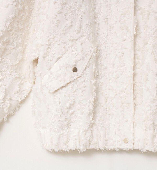 NOLLEY'S sophi「【WEB＆一部店舗限定アイテム】ウォッシャブルカットジャガードブルゾン」|ブルゾン・スタジャン|