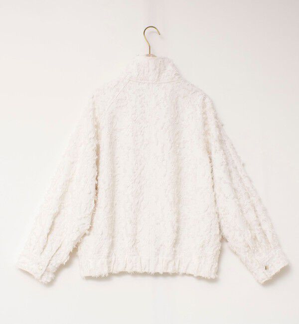 NOLLEY'S sophi「【WEB＆一部店舗限定アイテム】ウォッシャブルカットジャガードブルゾン」|ブルゾン・スタジャン|