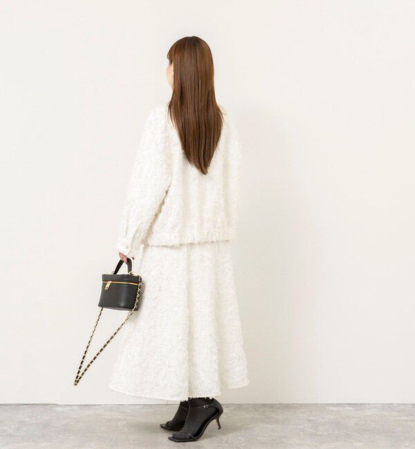 NOLLEY'S sophi「【WEB＆一部店舗限定アイテム】ウォッシャブルカットジャガードブルゾン」|ブルゾン・スタジャン|