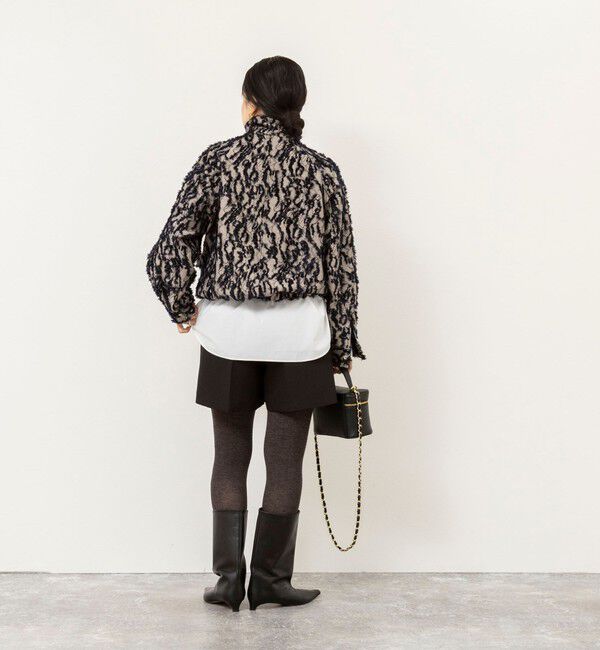 NOLLEY'S sophi「【WEB＆一部店舗限定アイテム】ウォッシャブルカットジャガードブルゾン」|ブルゾン・スタジャン|