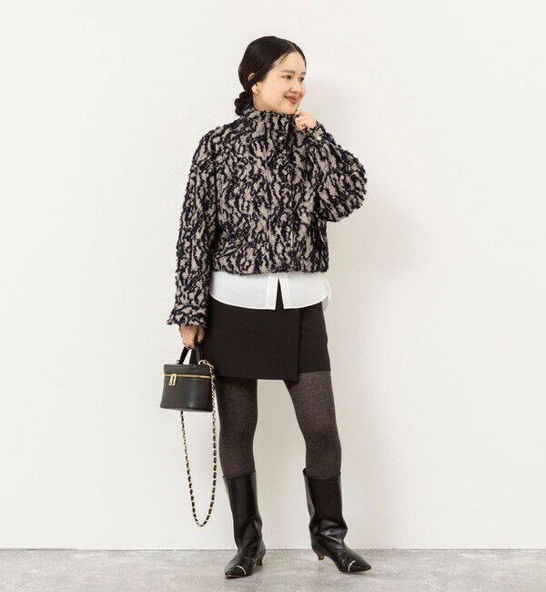 NOLLEY'S sophi「【WEB＆一部店舗限定アイテム】ウォッシャブルカットジャガードブルゾン」|ブルゾン・スタジャン|