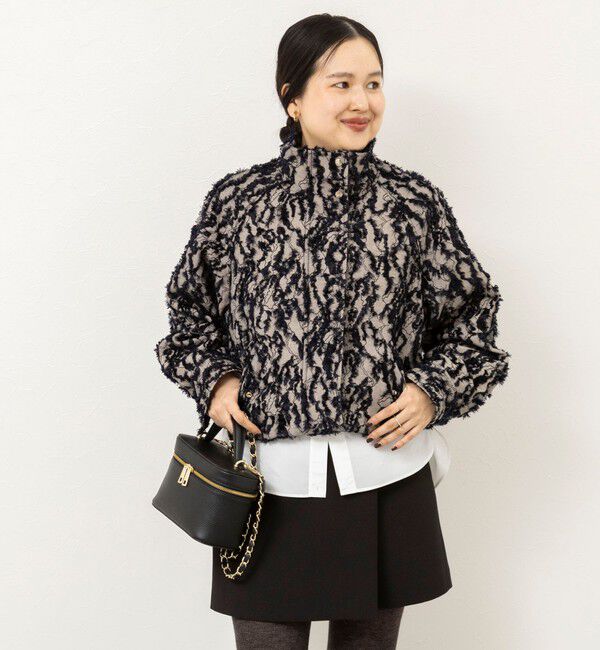 NOLLEY'S sophi「【WEB＆一部店舗限定アイテム】ウォッシャブルカットジャガードブルゾン」|ブルゾン・スタジャン|
