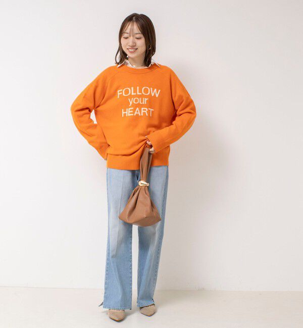 Rie Miller「《手洗い可能》ロゴジャガード2WAYニット」|カーディガン|