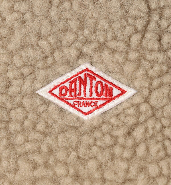 DANTON「DANTON | ライトボア スタンドカラージャケット WOMEN」|ブルゾン・スタジャン|