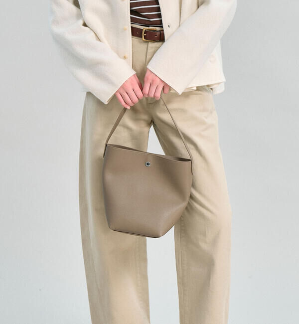 ORCIVAL「ORCIVAL | ダブルフェイスレザー ハンドバッグ UNISEX」|その他|TAUPE