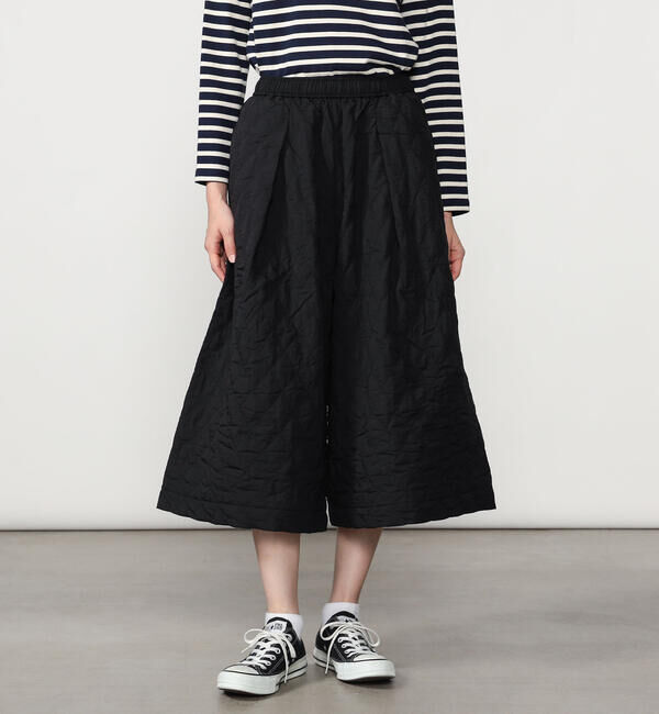 ORCIVAL「ORCIVAL | ナイロンキルティング キュロットイージーパンツ WOMEN」|その他|BLACK