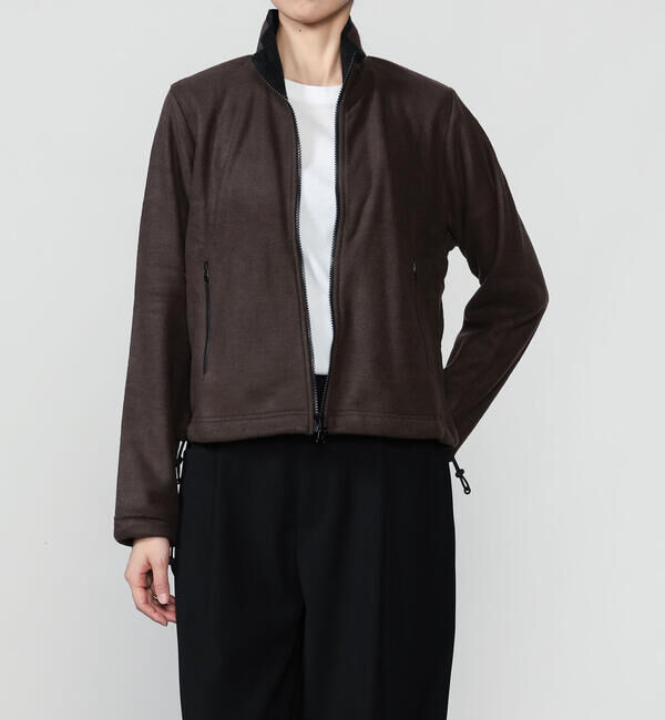 GYMPHLEX「Gymphlex | スタンドカラー ジップアップブルゾン WOMEN」|その他|DKBROWN