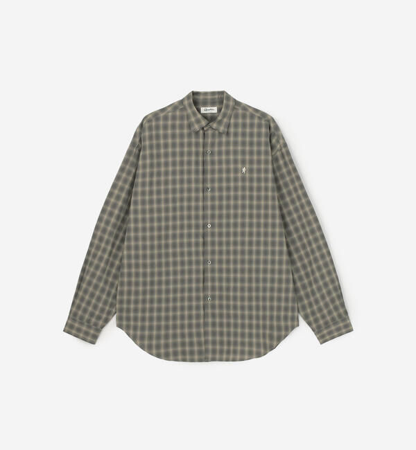 GYMPHLEX「Gymphlex | レギュラーカラー 長袖シャツ CHECK MEN」|シャツ・ブラウス|