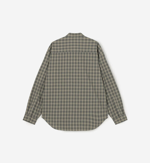 GYMPHLEX「Gymphlex | レギュラーカラー 長袖シャツ CHECK MEN」|シャツ・ブラウス|