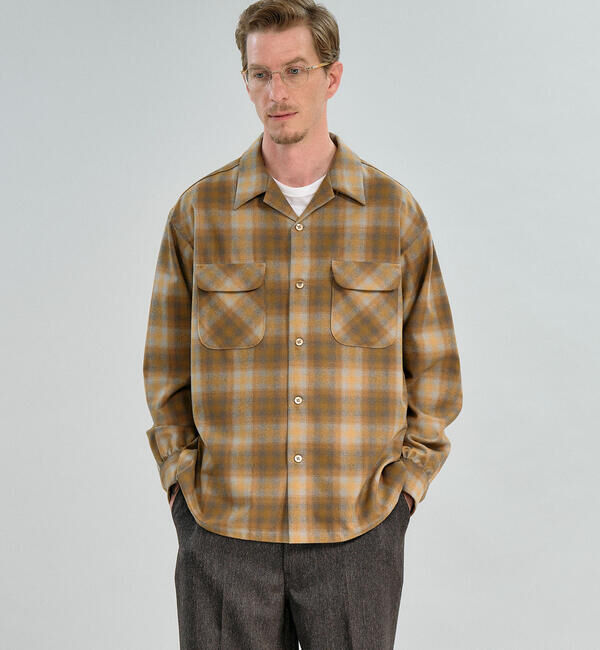  「PENDLETON | オープンカラー ネルシャツ MEN」|シャツ・ブラウス|