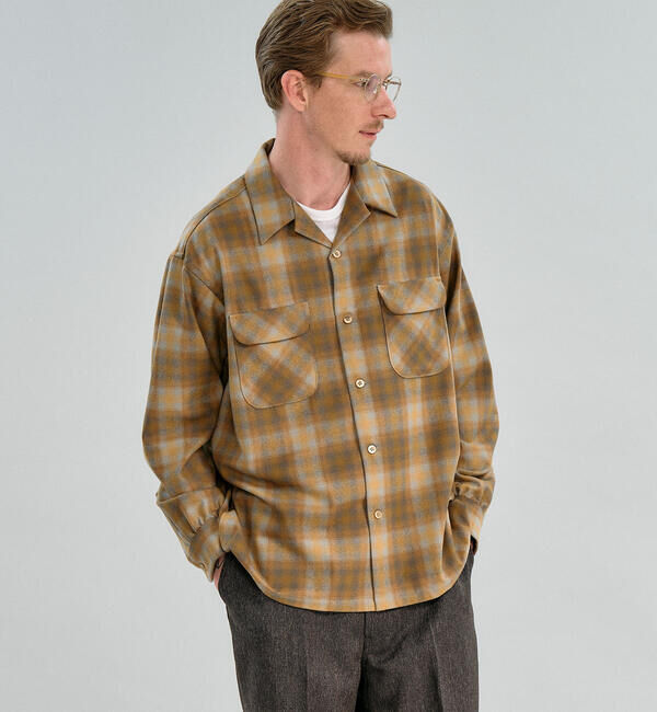  「PENDLETON | オープンカラー ネルシャツ MEN」|シャツ・ブラウス|