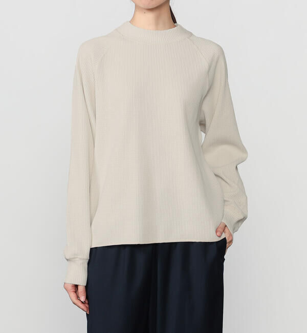  「Goldwin | WF Light Mock Neck L/S T-shirt WOMEN」|Tシャツ・カットソー|IVORY