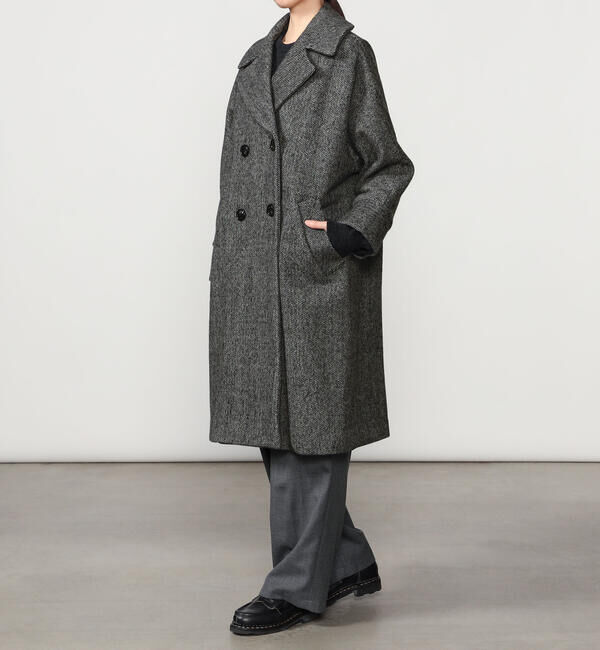 「TICCA | 〈別注〉ウールヘリンボーン テントコート WOMEN」|ダッフルコート|