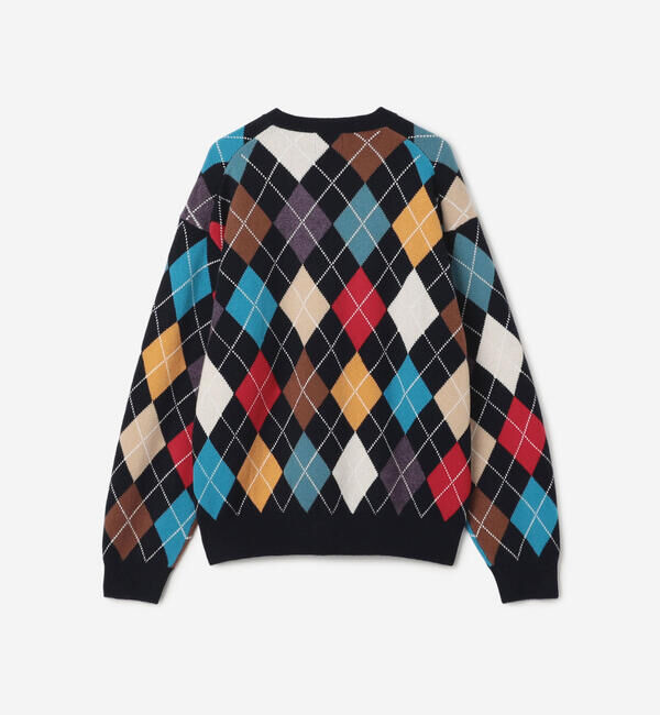  「078 CITE | アーガイル クルーネックニット MEN」|ニット・セーター|