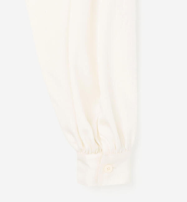DANTON「DANTON &times; eunoia | ツイル 丸襟シャツ WOMEN」|シャツ・ブラウス|