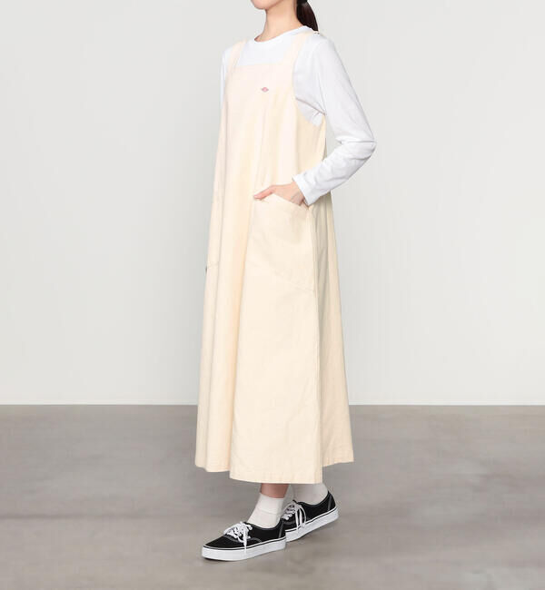 DANTON「DANTON &times; eunoia | ツイル ジャンパーワンピース WOMEN」|ワンピース|