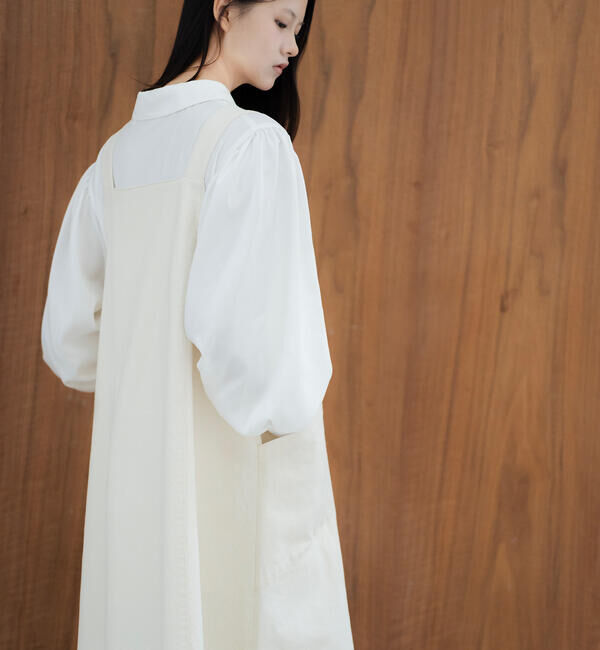 DANTON「DANTON &times; eunoia | ツイル ジャンパーワンピース WOMEN」|ワンピース|