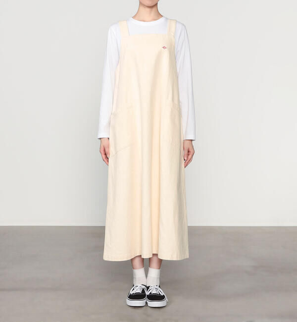 DANTON「DANTON &times; eunoia | ツイル ジャンパーワンピース WOMEN」|ワンピース|