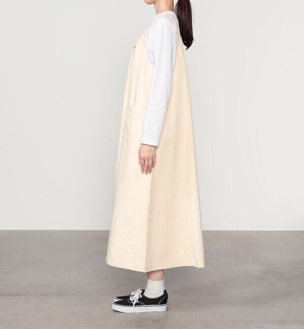 DANTON「DANTON &times; eunoia | ツイル ジャンパーワンピース WOMEN」|ワンピース|