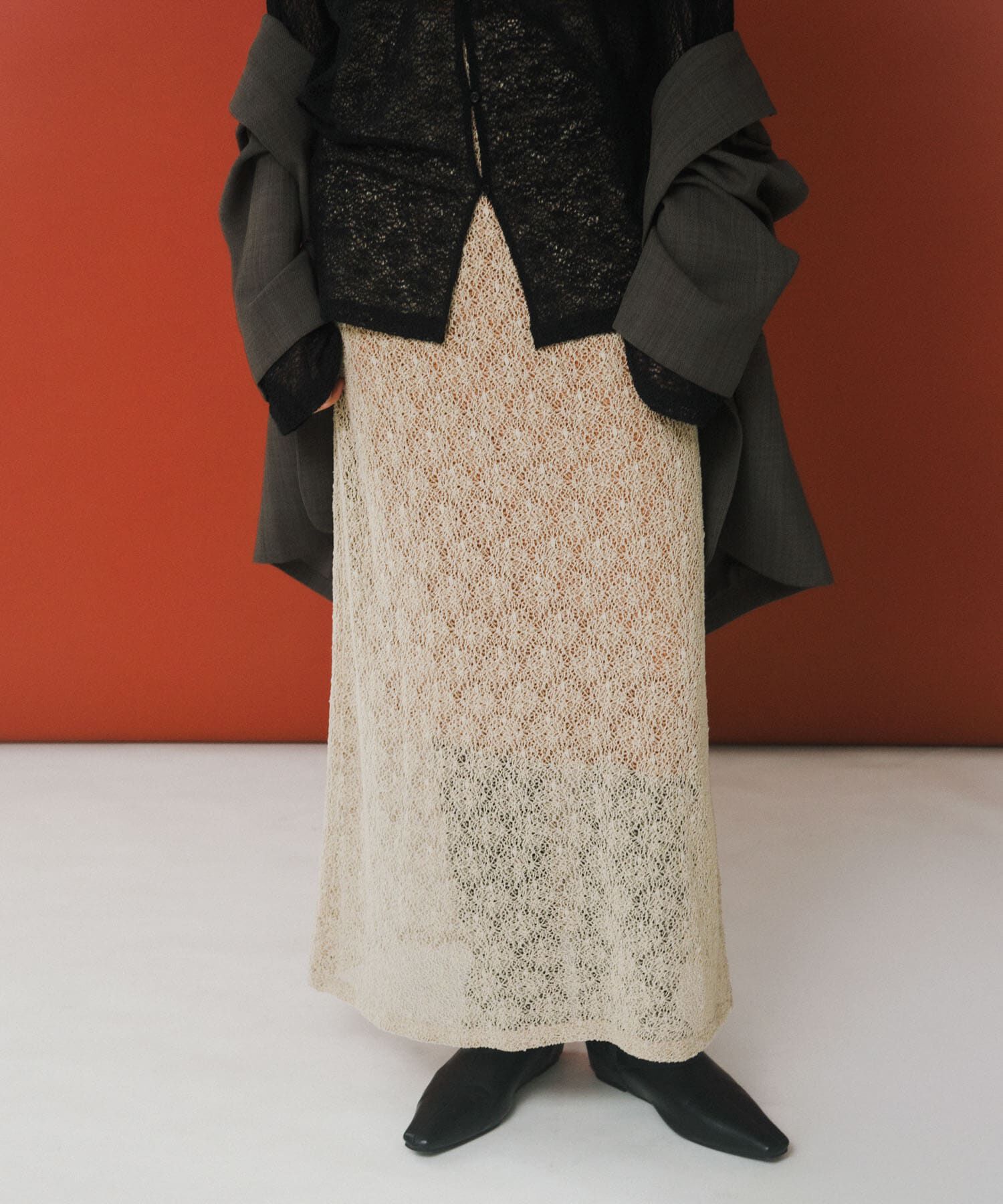 LAATO「melon lace skirt」|スカート|