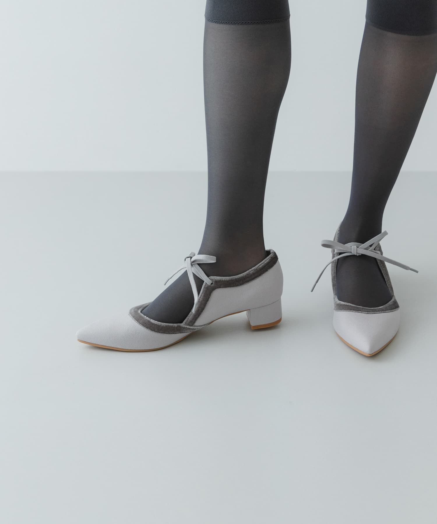RODE SKO「『MADE IN JAPAN』 3センチヒールリボンパンプス」|パンプス|