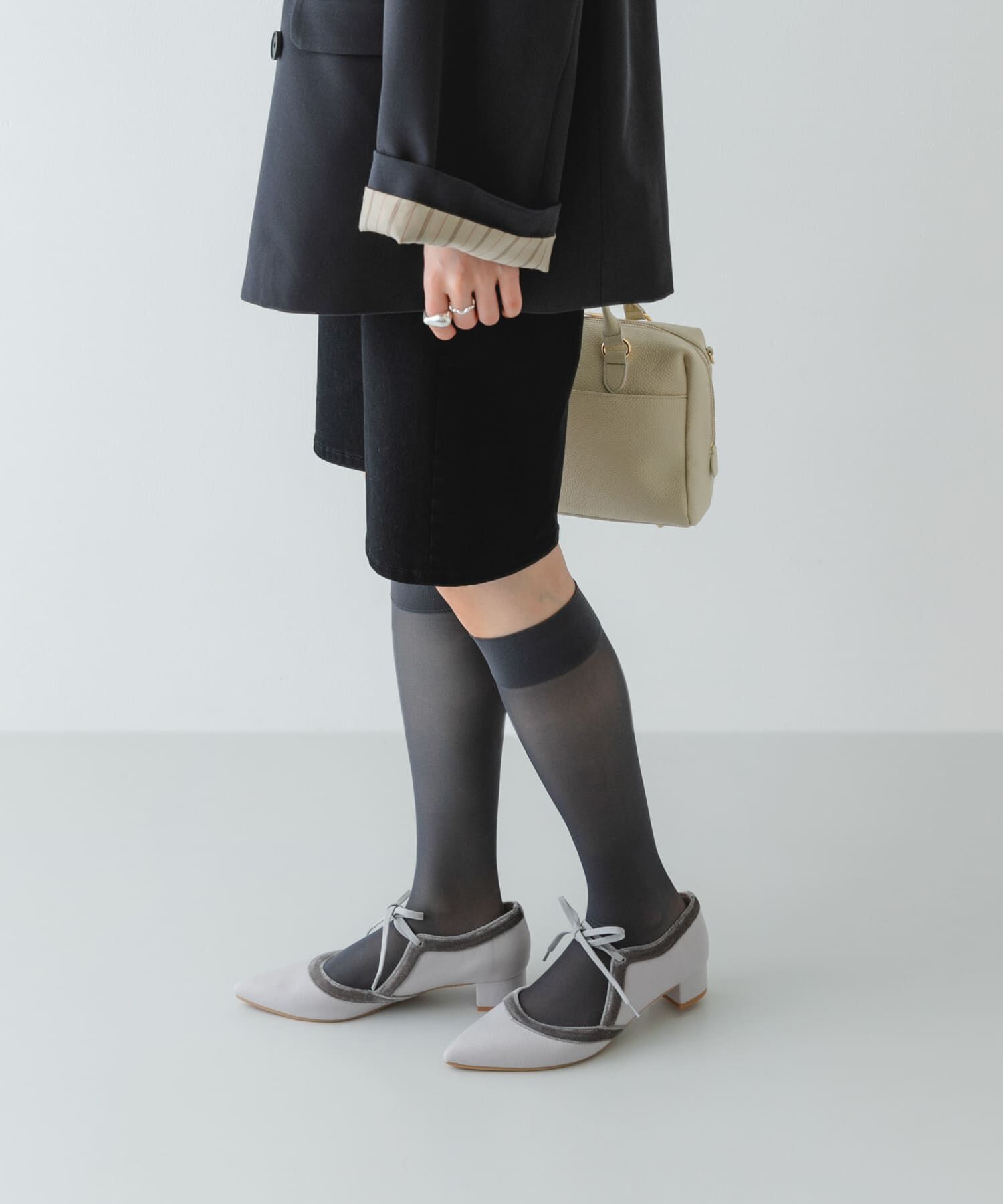RODE SKO「『MADE IN JAPAN』 3センチヒールリボンパンプス」|パンプス|