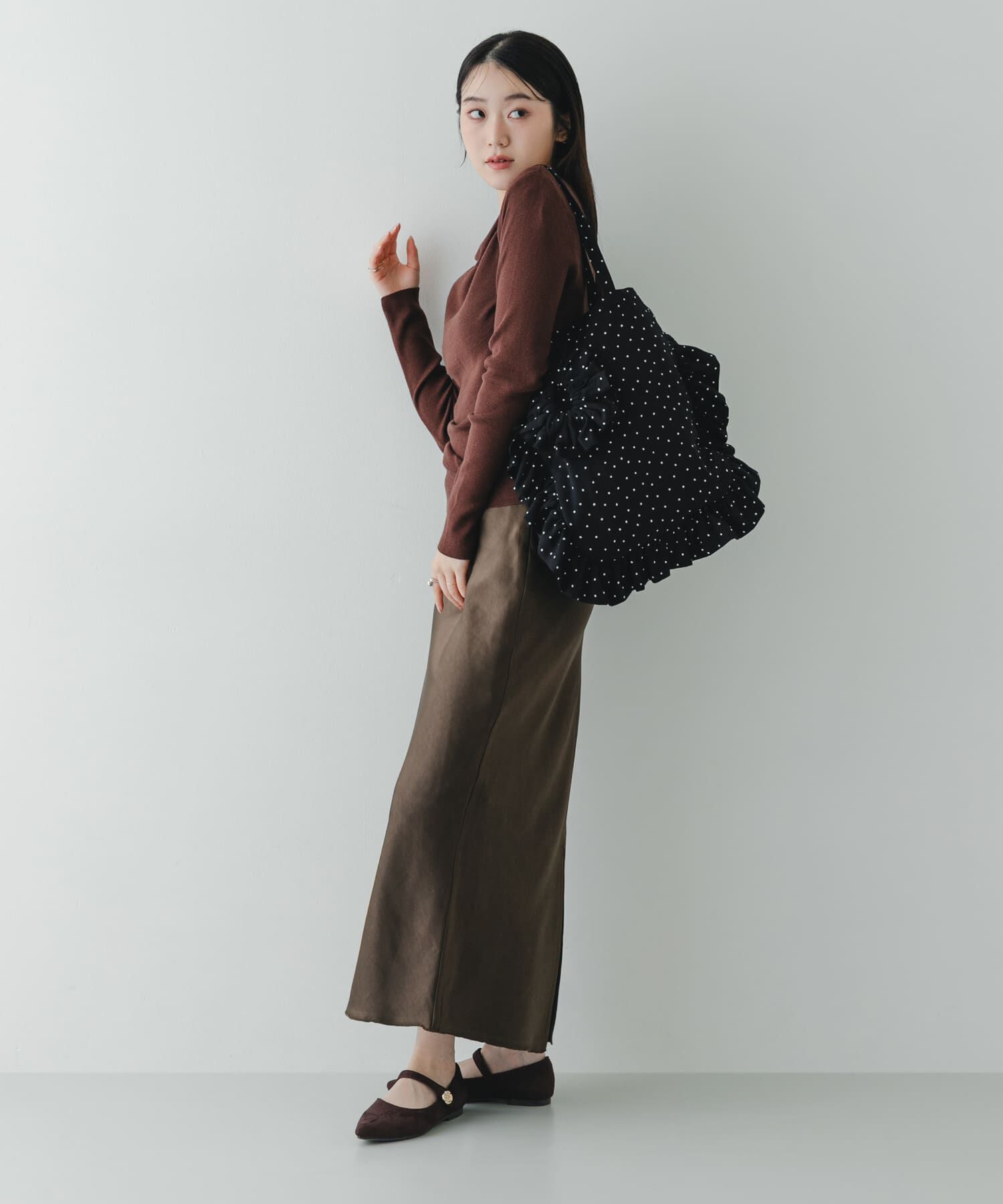 RODE SKO「シュシュセットサイドフリルトート」|トートバッグ|
