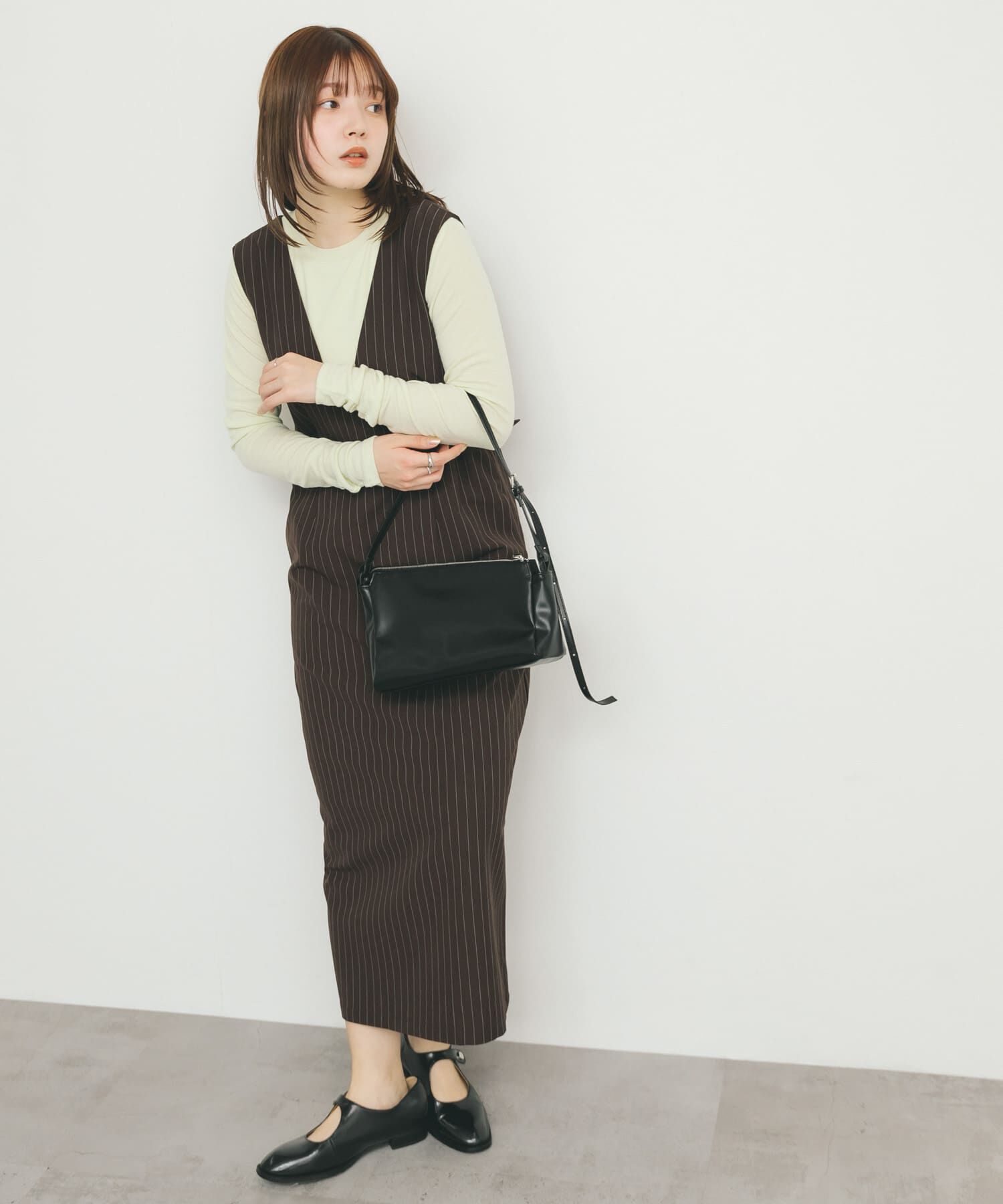  「アシンメトリースリムショルダーBAG」|ショルダー・メッセンジャー|