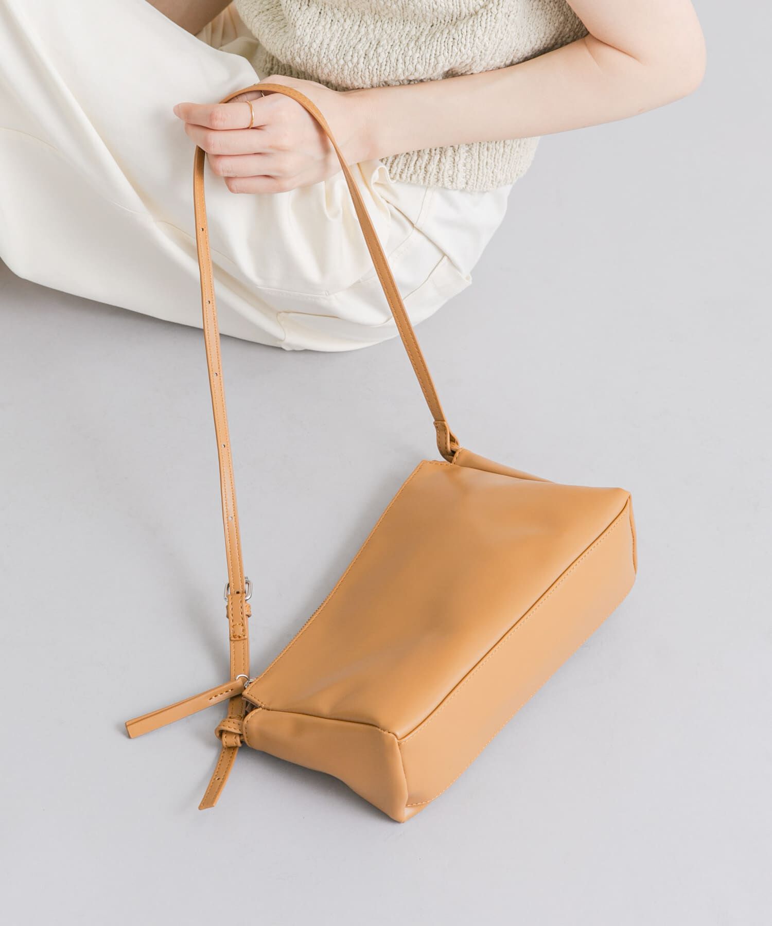  「アシンメトリースリムショルダーBAG」|ショルダー・メッセンジャー|