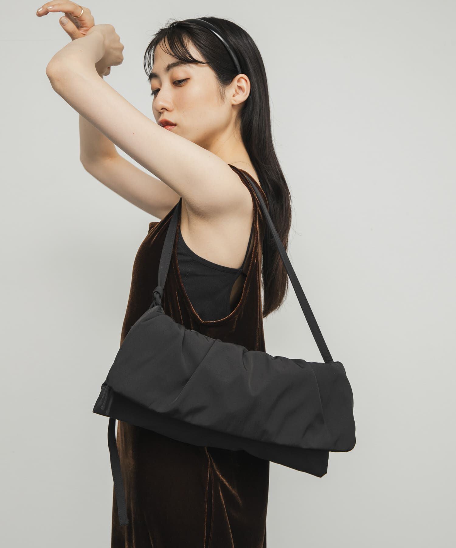  「ナイロンギャザーフラップBAG」|ショルダー・メッセンジャー|