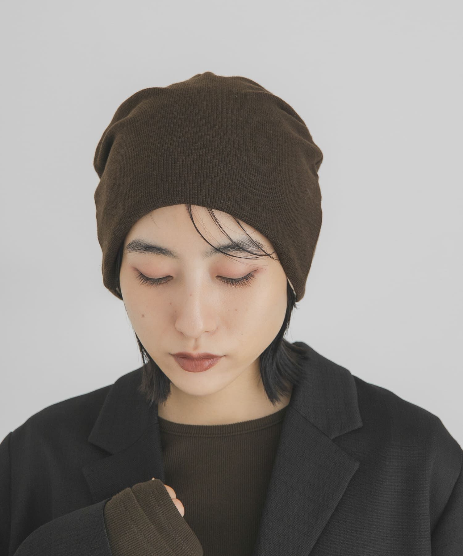 「リバーシブルビーニー」|ニット帽|