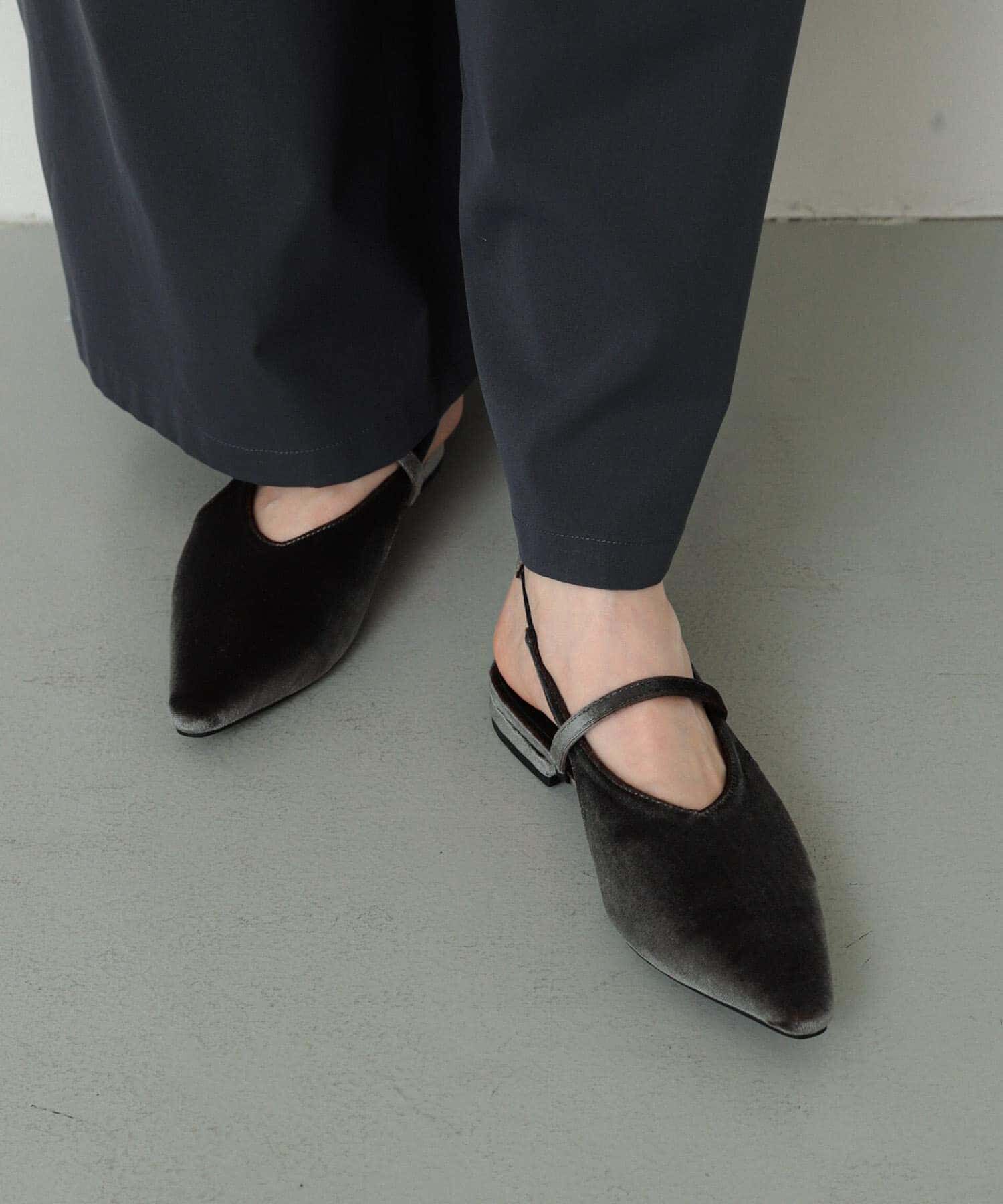 SENSE OF PLACE by URBAN RESEARCH「ベロアポインテッドシューズ」|パンプス|