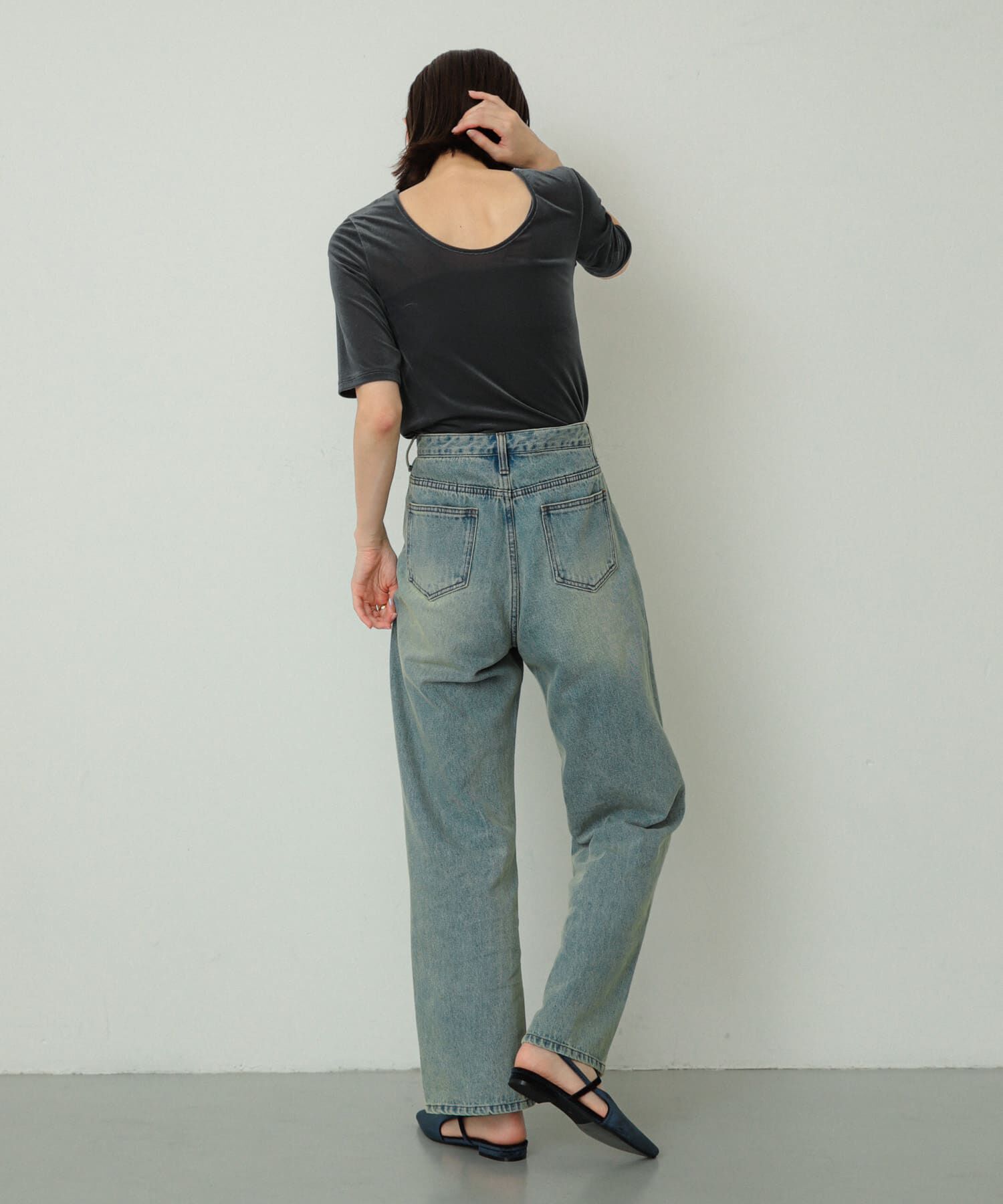 SENSE OF PLACE by URBAN RESEARCH「ベロアポインテッドシューズ」|パンプス|