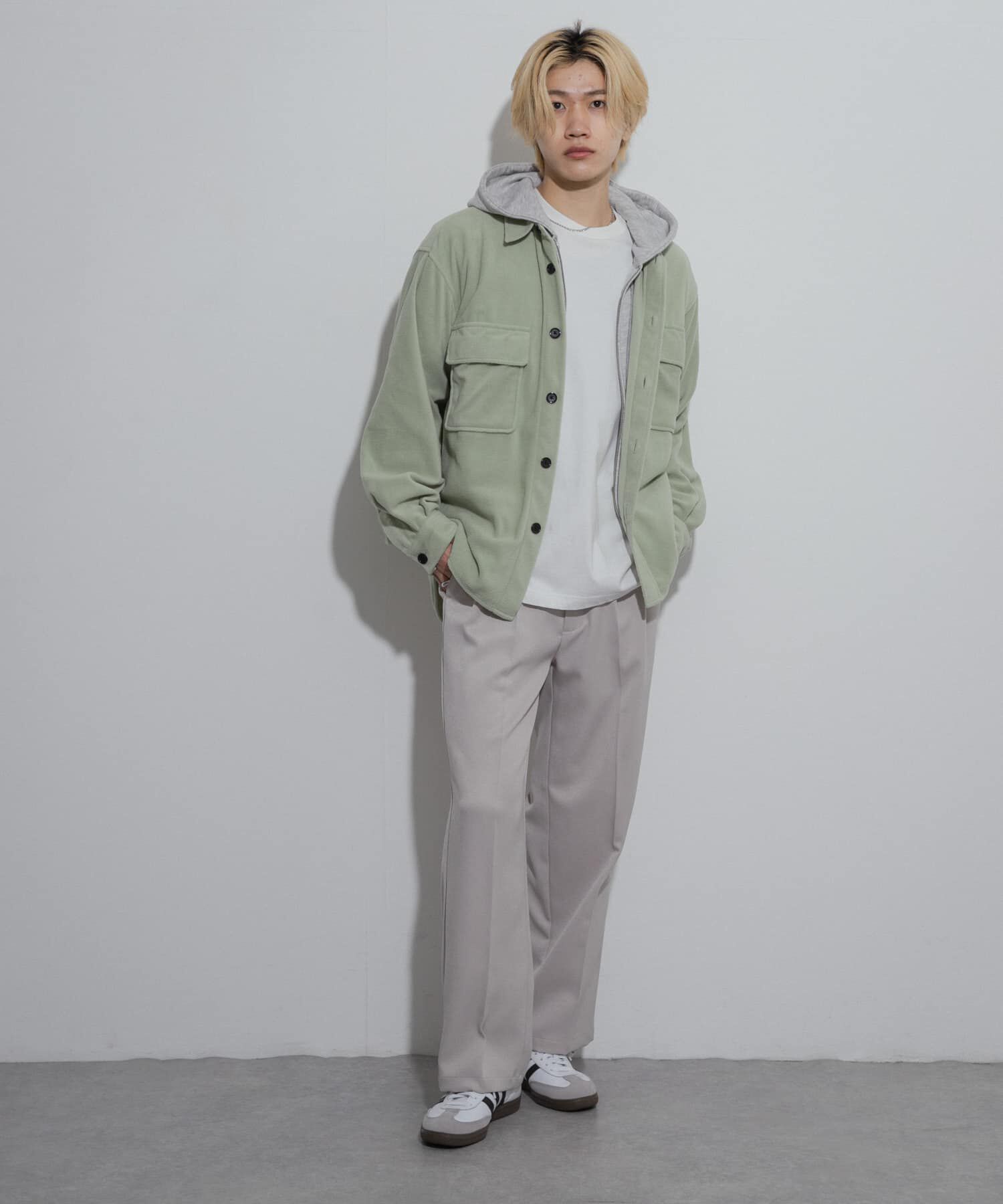 SENSE OF PLACE by URBAN RESEARCH「フリースフラップルーズシャツ」|シャツ・ブラウス|
