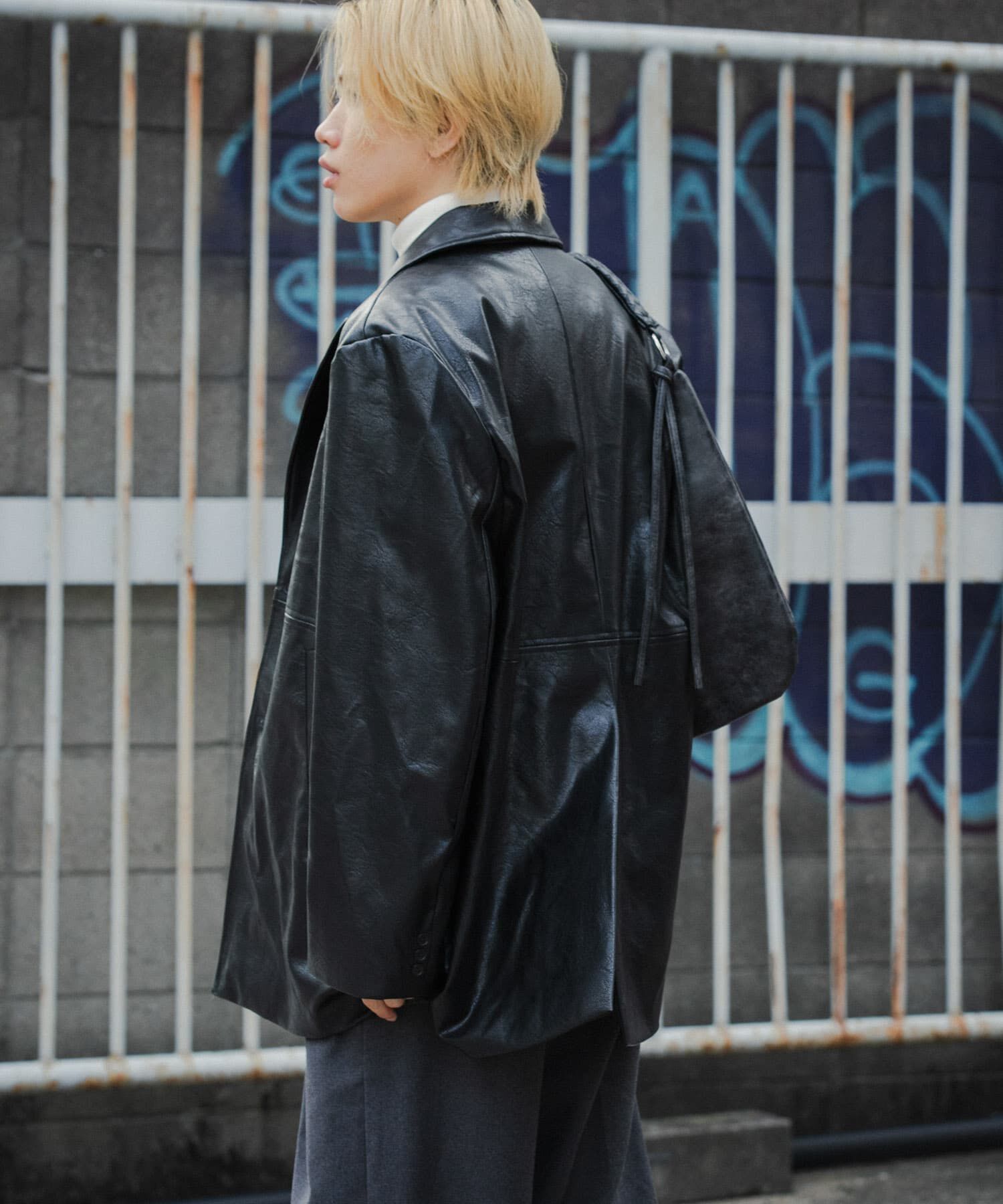 SENSE OF PLACE by URBAN RESEARCH「フェイクレザーミドルジャケット」|その他|