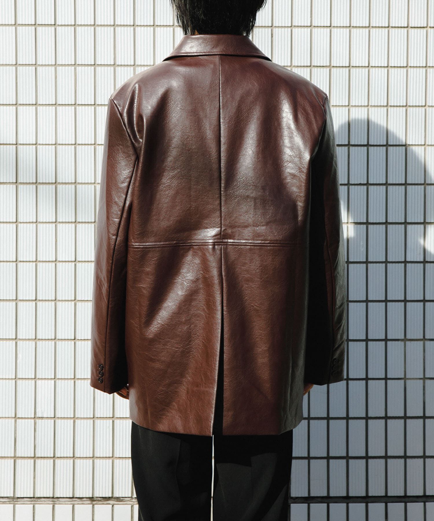 SENSE OF PLACE by URBAN RESEARCH「フェイクレザーミドルジャケット」|その他|