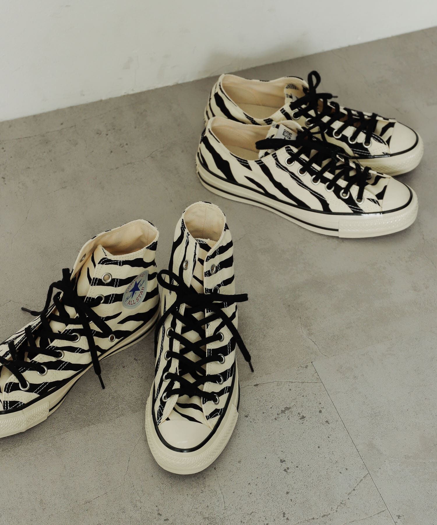 SENSE OF PLACE by URBAN RESEARCH「『WEB限定』CONVERSEALL　STAR US ZEBRA HI」|スニーカー|