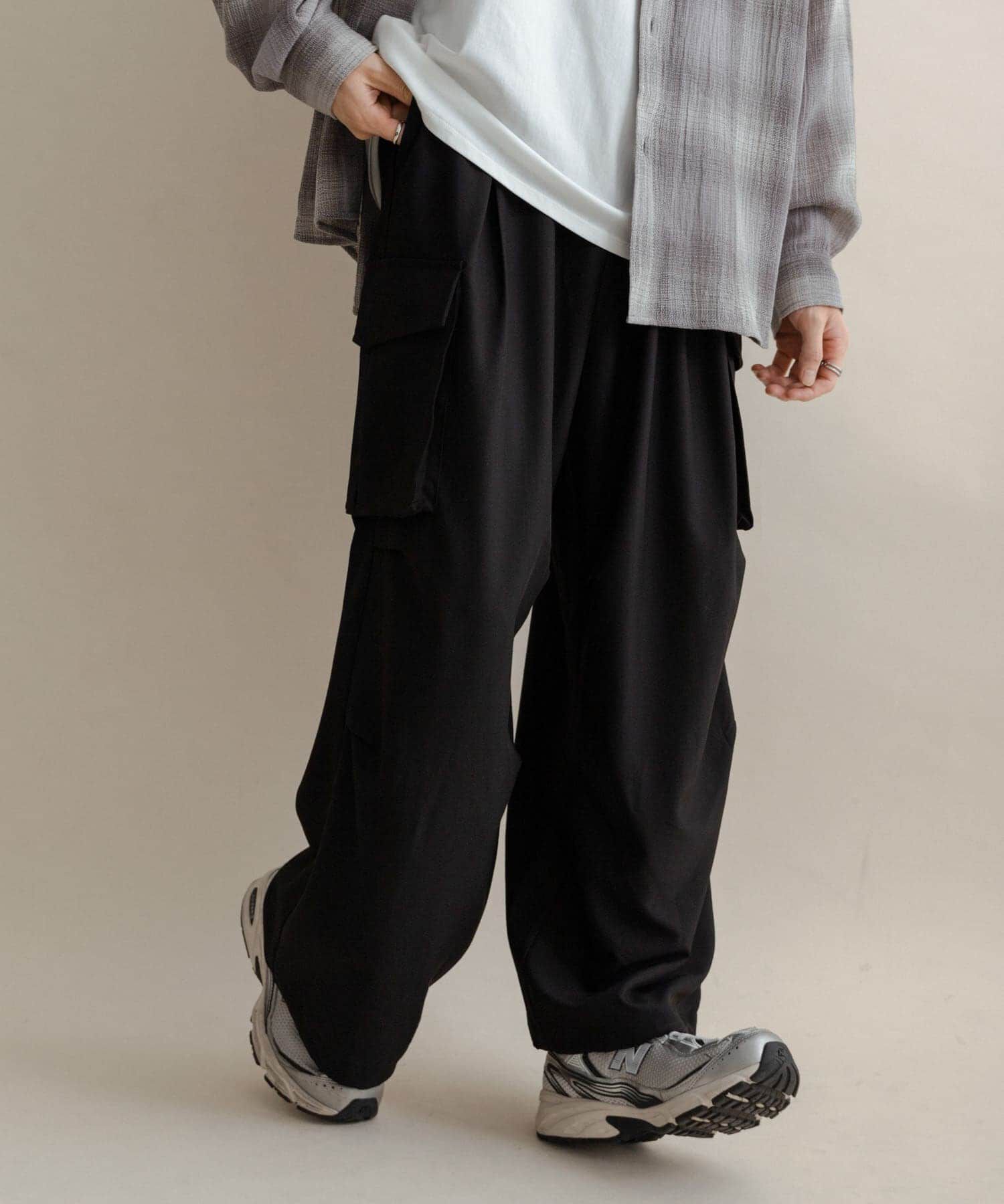 SENSE OF PLACE by URBAN RESEARCH「『ユニセックス』ワイドカーゴパンツ」|その他|