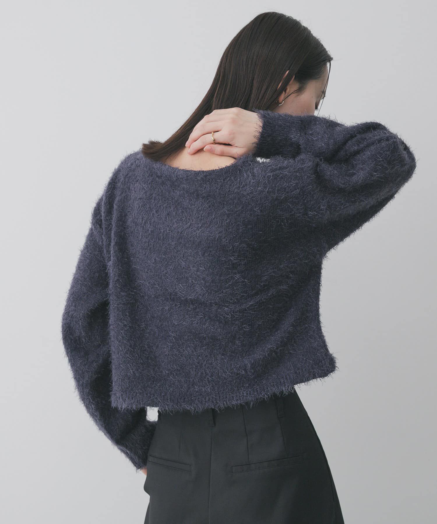 SENSE OF PLACE by URBAN RESEARCH「クロップドシャギーセーター」|ニット・セーター|