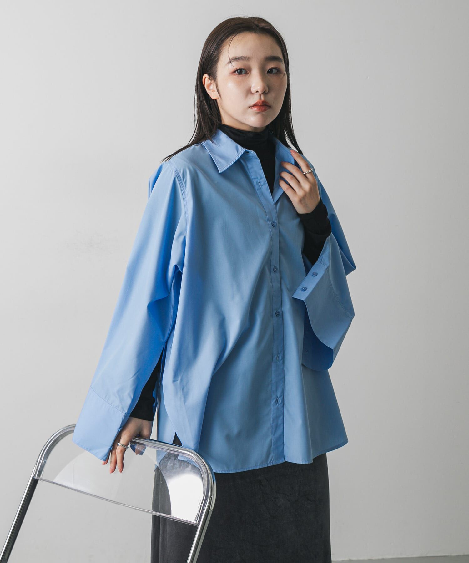 SENSE OF PLACE by URBAN RESEARCH「『毛玉防止』メローハイネックトップ」|Tシャツ・カットソー|