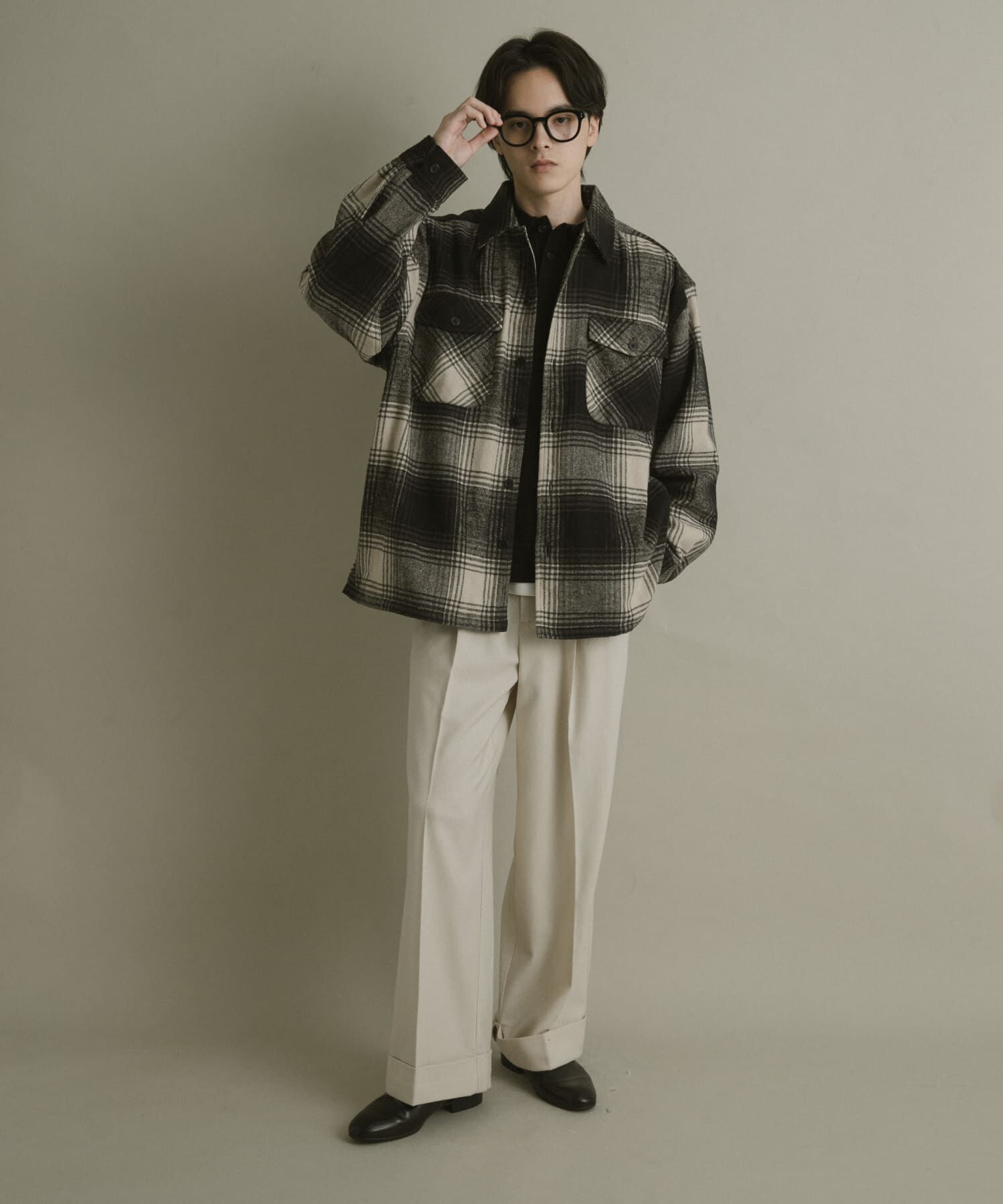 SENSE OF PLACE by URBAN RESEARCH「ブラッシュドヘビーネルチェックシャツ」|シャツ・ブラウス|
