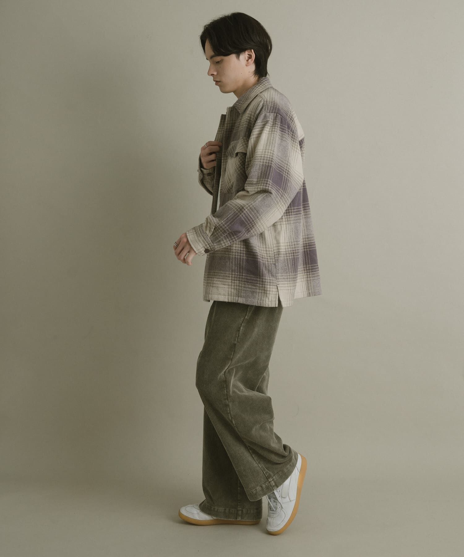 SENSE OF PLACE by URBAN RESEARCH「ブラッシュドヘビーネルチェックシャツ」|シャツ・ブラウス|