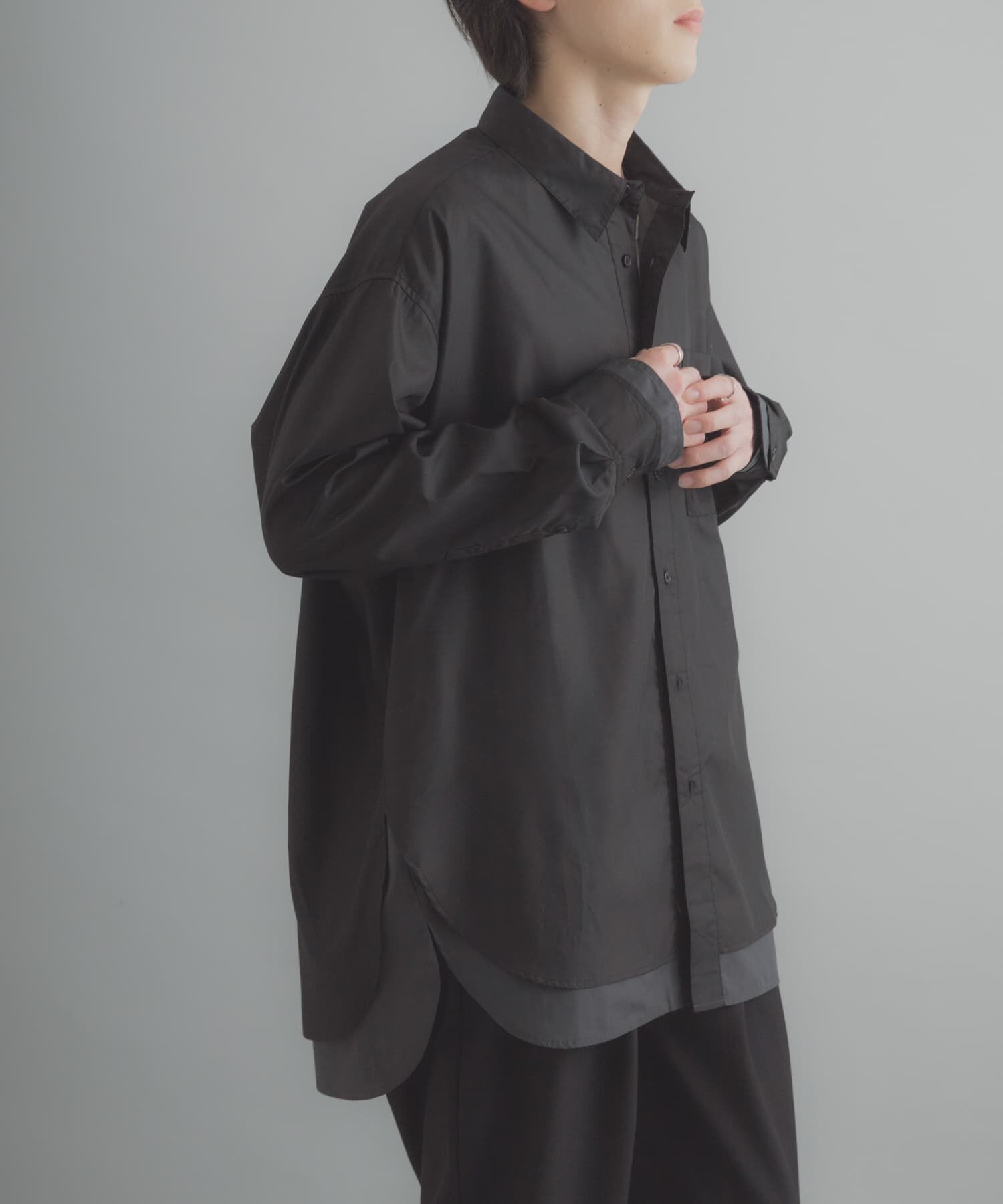 SENSE OF PLACE by URBAN RESEARCH「レイヤードレギュラーカラーシャツ」|シャツ・ブラウス|