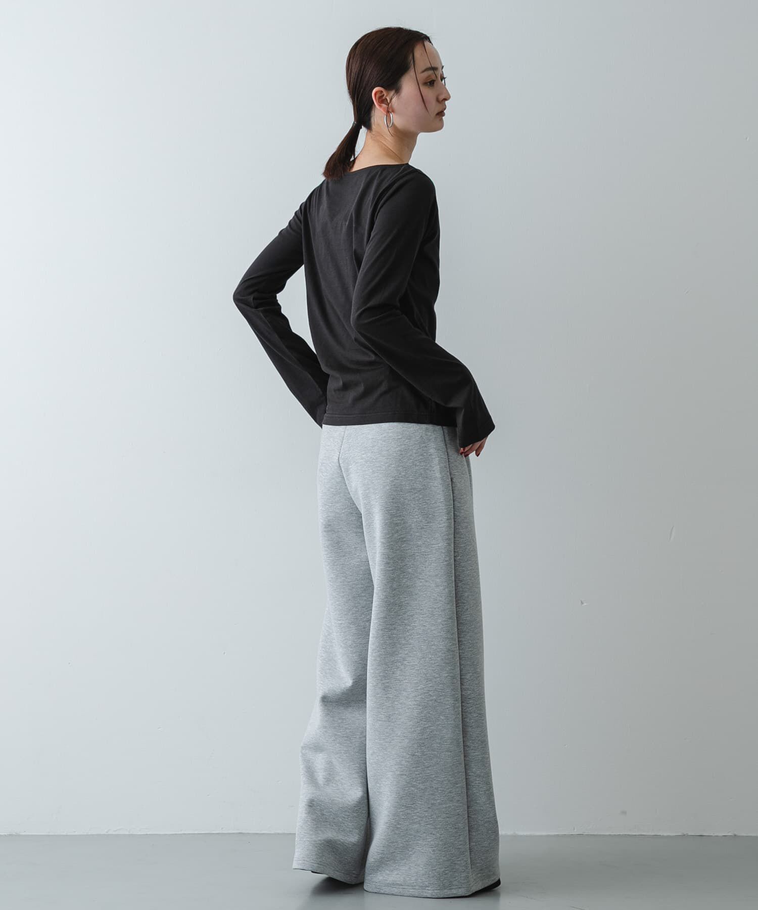 SENSE OF PLACE by URBAN RESEARCH「ストレートボートネックシアーTシャツ」|Tシャツ・カットソー|