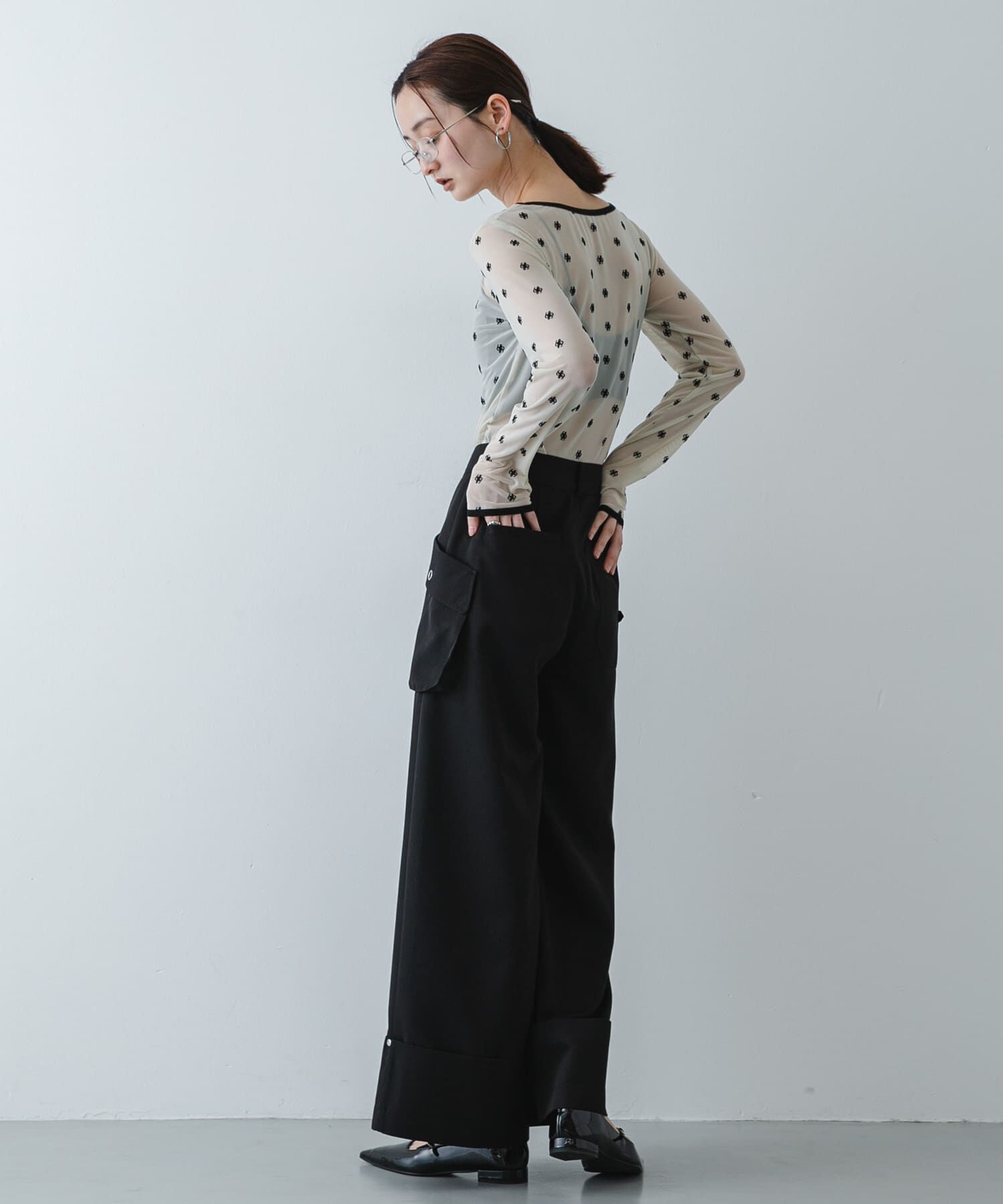 SENSE OF PLACE by URBAN RESEARCH「モチーフシアーカットトップ」|Tシャツ・カットソー|