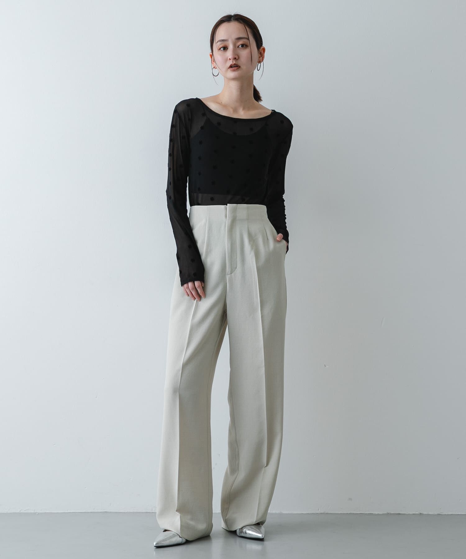 SENSE OF PLACE by URBAN RESEARCH「モチーフシアーカットトップ」|Tシャツ・カットソー|