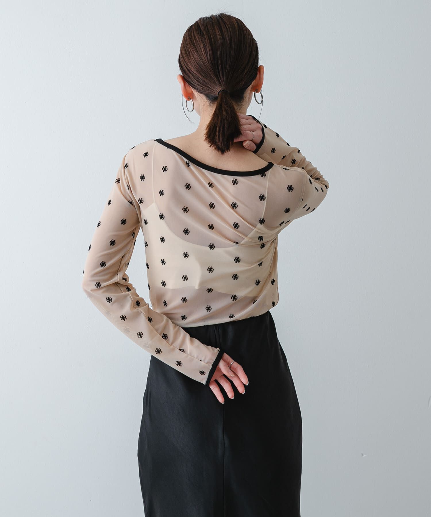SENSE OF PLACE by URBAN RESEARCH「モチーフシアーカットトップ」|Tシャツ・カットソー|