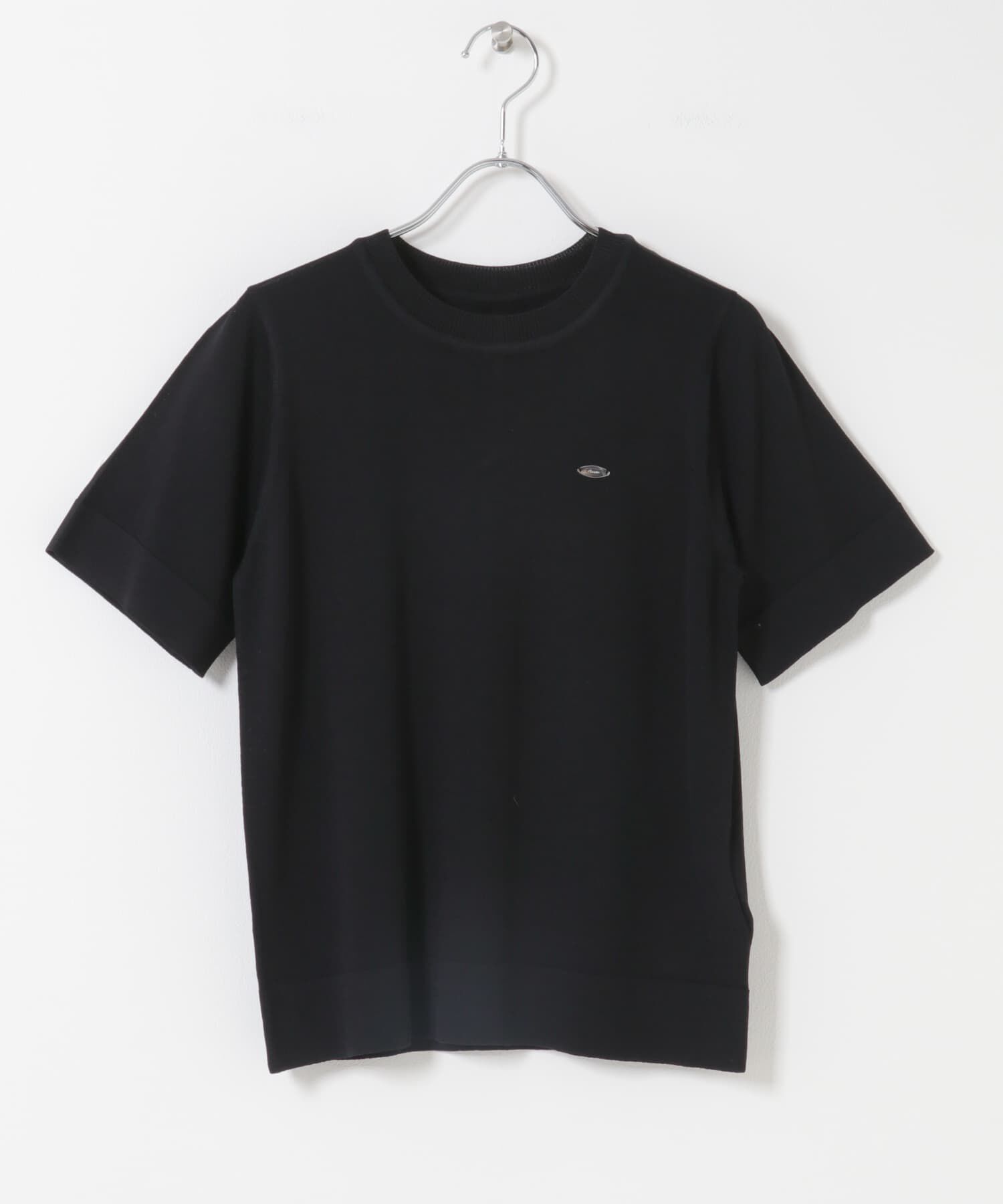 SENSE OF PLACE by URBAN RESEARCH「『洗濯可』プレートツキニットTシャツ(半袖)」|ニット・セーター|