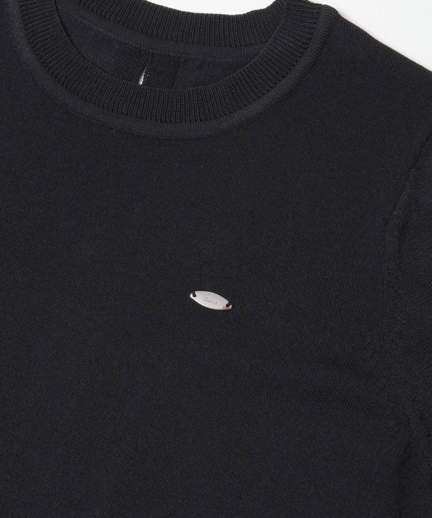 SENSE OF PLACE by URBAN RESEARCH「『洗濯可』プレートツキニットTシャツ(半袖)」|ニット・セーター|